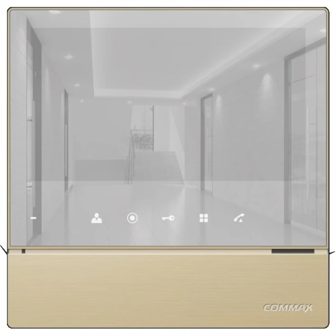 Абонентский монитор COMMAX CDV-70H2 Mirror Gold